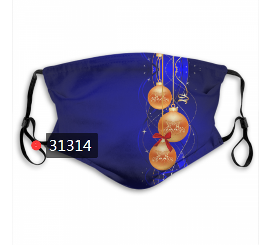 2020 Merry Christmas Dust mask with filter 109